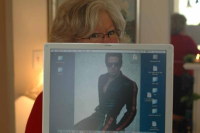 Betty shows off Terry in his previous incarnation