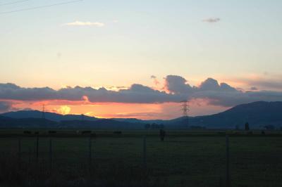 Sunset over Sonoma