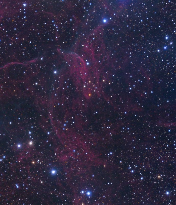 Vela SNR full resolution crop 2
