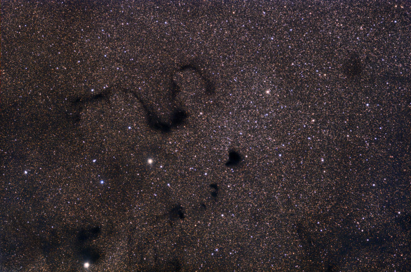 B72 and holes in the Milky Way