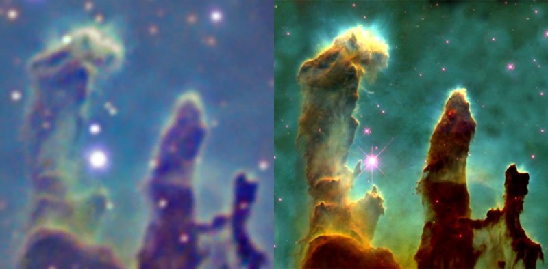 Pillars of Creation comparison