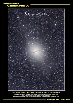 Centaurus A Deep Field - offical poster