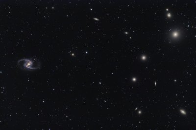 Fornax Galaxy Cluster (large image)