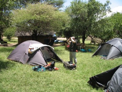 Bush camp near Lake Eyasi