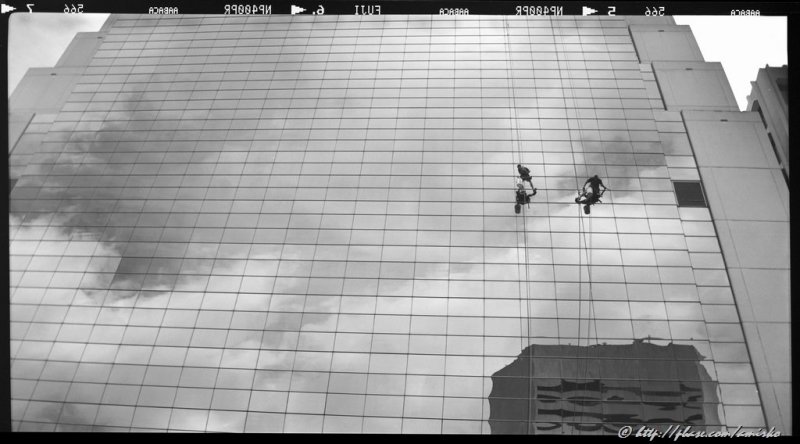 Downtown Miami with Kodak Brownie No. 2A Model C