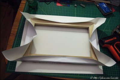 DIY: Stretching canvases
