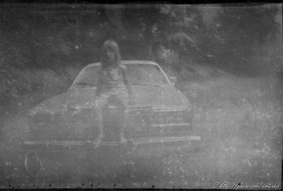 Image from roll found in a box with Brownie Holiday Flash camera