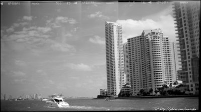 Downtown Miami with Kodak Brownie No. 2A Model C