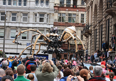 La Princess careering down Castle Street
