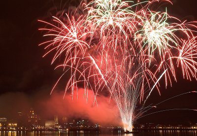 Fireworks on The Mersey
