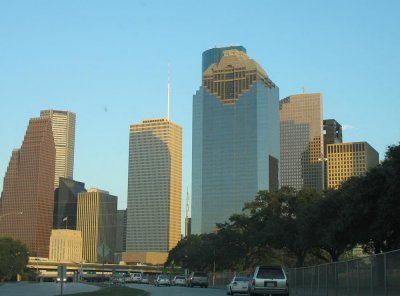 Downtown from Allen Parkway