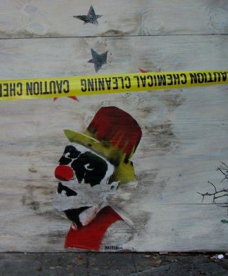 Graffiti: Clown face