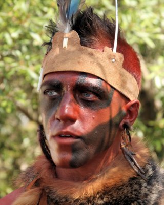 Early Native American warrior