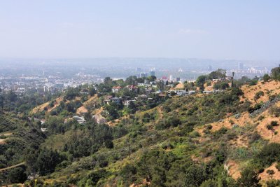 Looking out over the LA basin