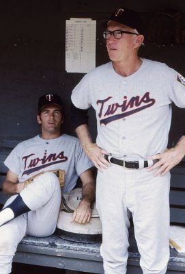 Twins manager, Bill Rigney.