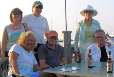 With the Wakes and Duncans at Turtle Kraals. Please note prop beer bottles in foreground.