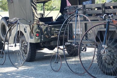 Antique Jeeps and Bicycles