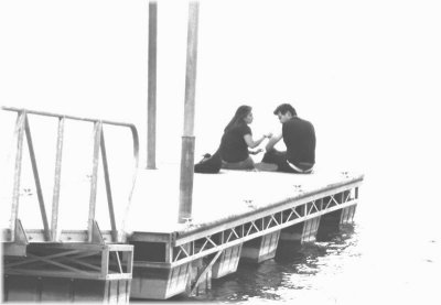 Lovers on a Dock