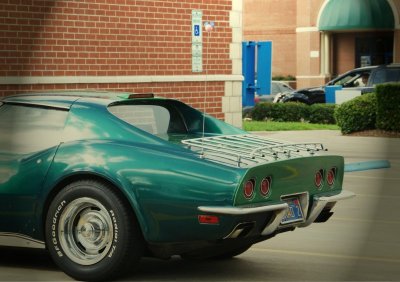 GREEN CORVETTE