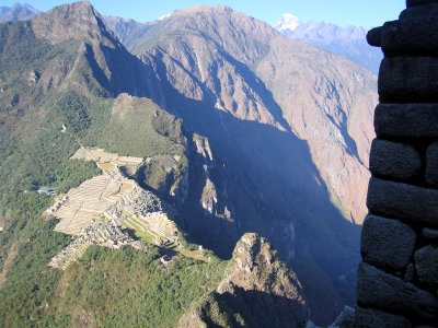 bird's eye view, Machu Picchu*