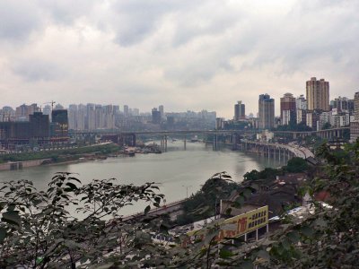 View of ChongQing, the largest city in China