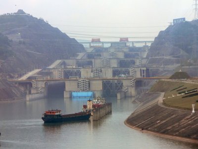 A view of all Three Gorges Locks