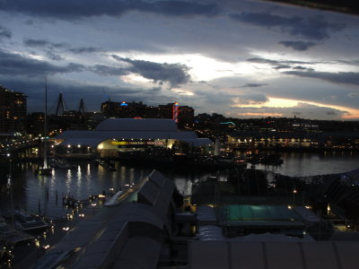 Darling Harbor at twilight