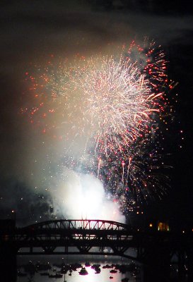 Fireworks . over English Bay, Vancouver BC