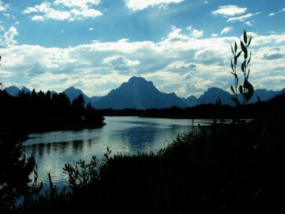 Tetons outside the park area