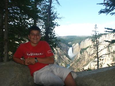 Our Grandson Matt at Yellowstone