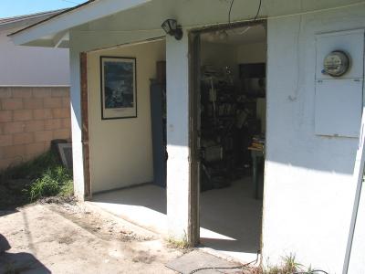 Window and old door taken out