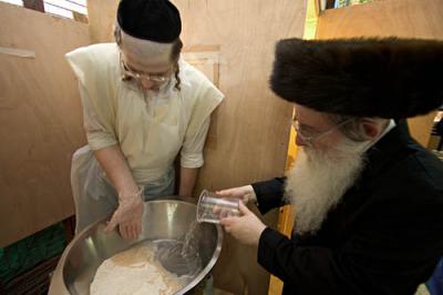 Preparing Matzah, Tel Aviv, Israel
