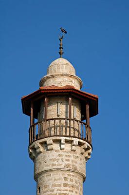 A turret of a mosque in old Jaffa