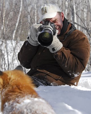 Brian and Red Fox