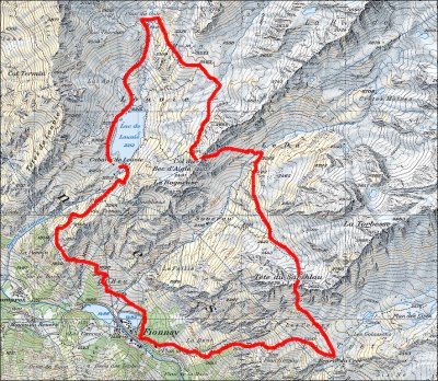 Return to Val de Bagnes/Valais/Switzerland