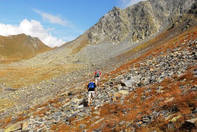 En route pour le Col de Bastillon