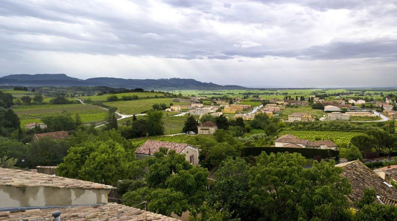 From vieux village of Cairanne