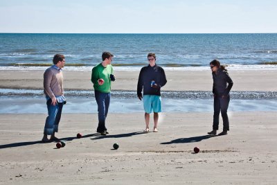 Bocce on the beach