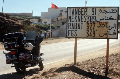 Emilio Scotto - On the way to TANGER, MEKNES, RABAT (the capital) and FES. MOROCCO. Arab Africa