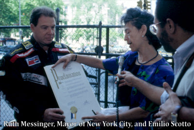 Mayor of New York City, Ruth Messinger & Emilio Scotto