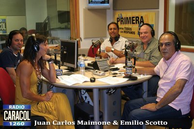 Radio Caracol - Miami, Juan Carlos Maimone & Emilio Scotto