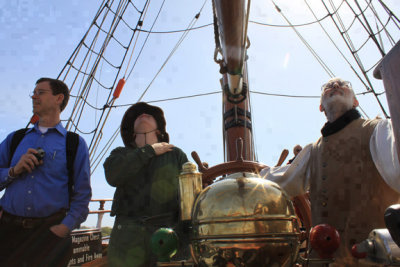 First Mate & Captain look aloft