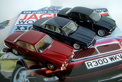 1/43rd Three generations of XJ's