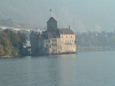 Chateau de Chillon, our eventual destination