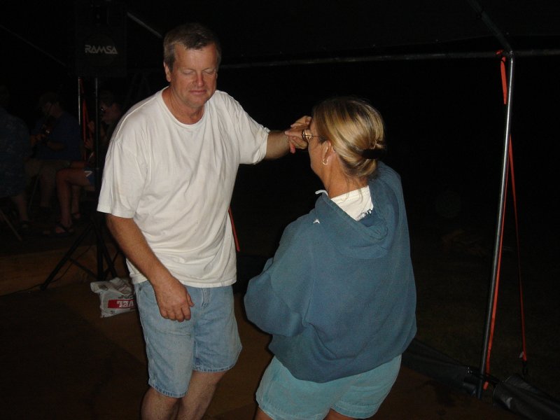 Fred and Sue cuttin the rug