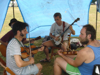 Skip Milford, Joseph Dimico, Konrad Alt and Mr. Claw