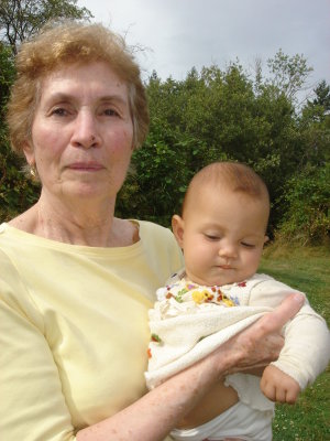 Nancy Lanfranco (Ray's Mom) holding Jade