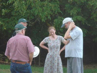 Gary Lee Moore, Rich Levine, Amy and Forrest Carroll