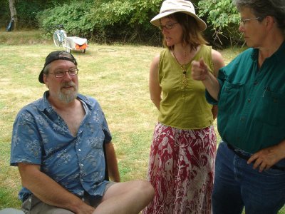 Alan Garren, Ingrid Crickmore and Marsha Schoeffler
