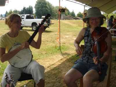 Jean Brendecke and Laura Brophy
